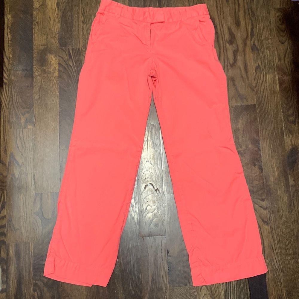 Coral J. Crew wide leg pants